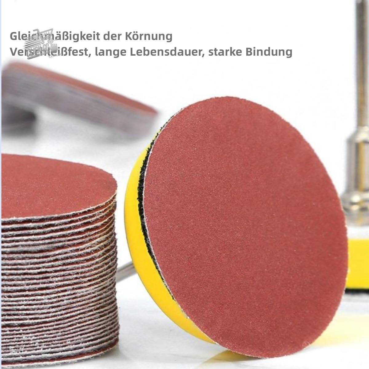 120 sanding discs 50mm sandpaper grain 3000 polishing wood metal glass