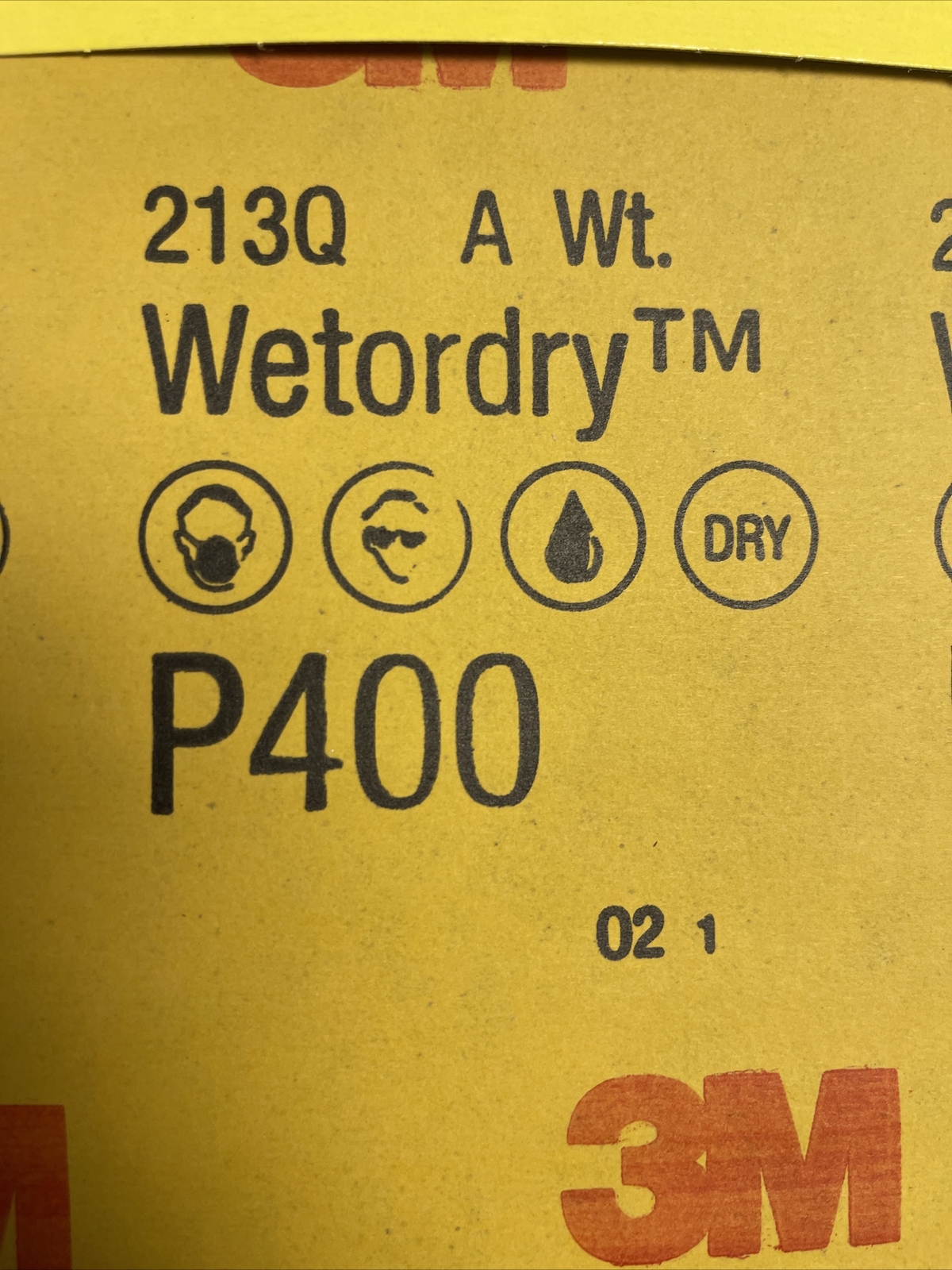 3M 9085 Wet Dry Sandpaper, 9″ x 11″ Super Fine 400 Grit, 5-Pack wet or dry NEW