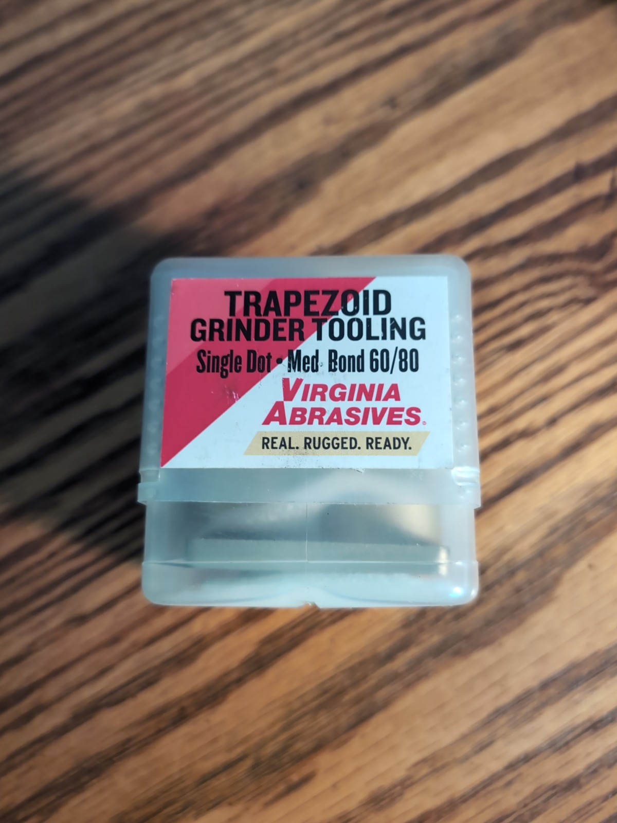 Virginia Abrasives #425-H08687 Trapezoid Single Dot Grinder Tooling, 3Pack