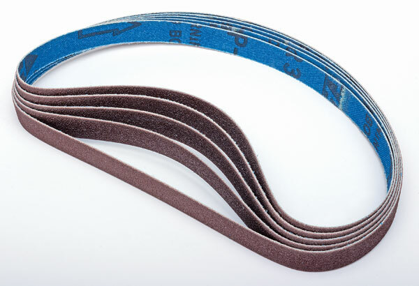 Eastwood 5 Pack 1/2 X 18 inch Sanding Belts 120 Grit For Woodworking Polishing