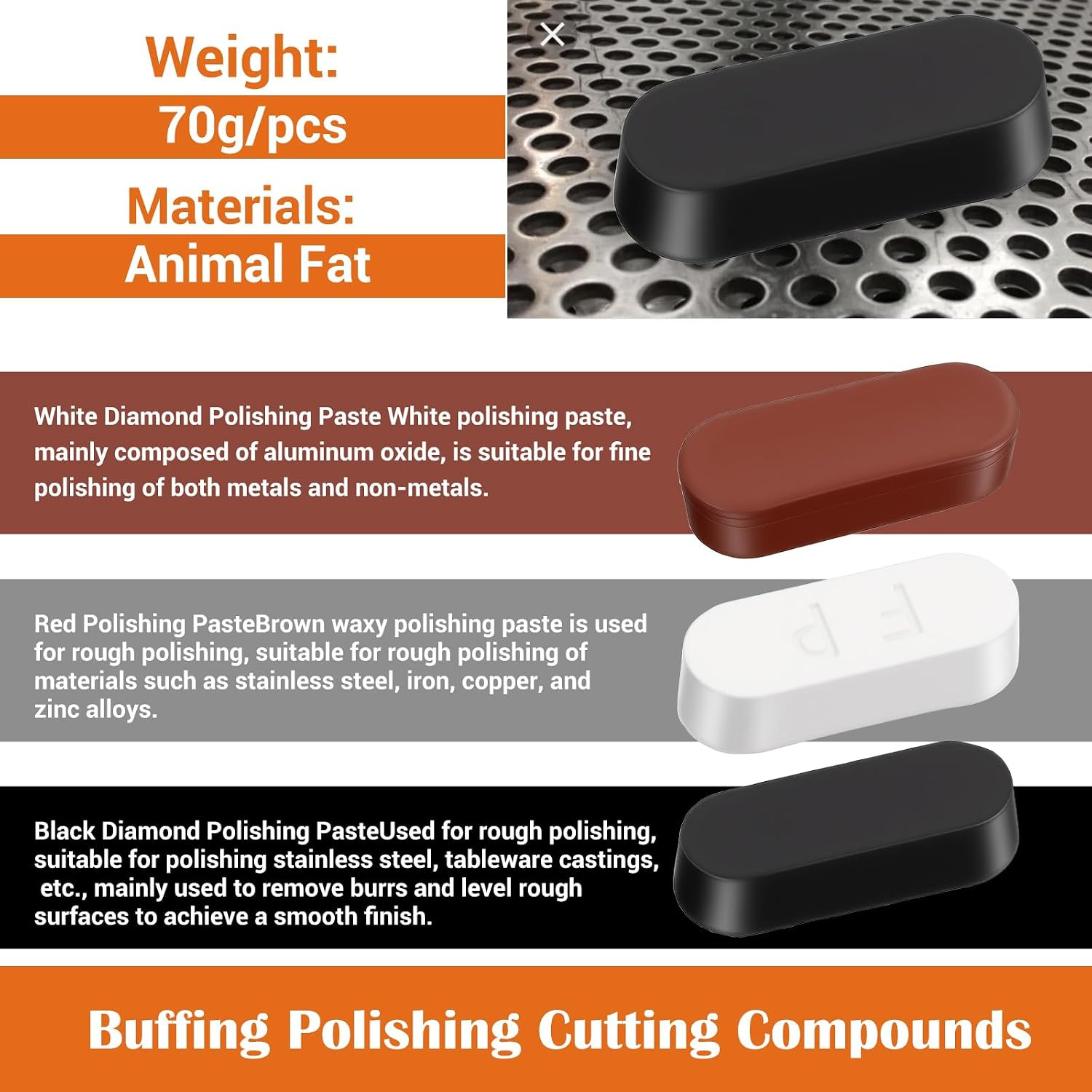 18 Pack 4 Inch Buffering Wheels Polishing Kit with Compound for Angle Grind | In