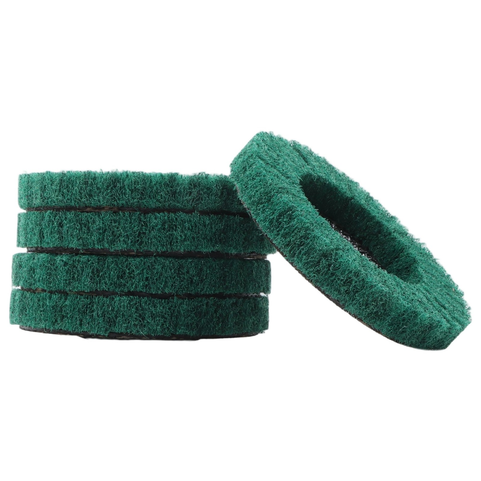 10 Pack 4-1/2 Inch Scour Flap Discs 180 and 320 Grit Grinding Sanding Discs