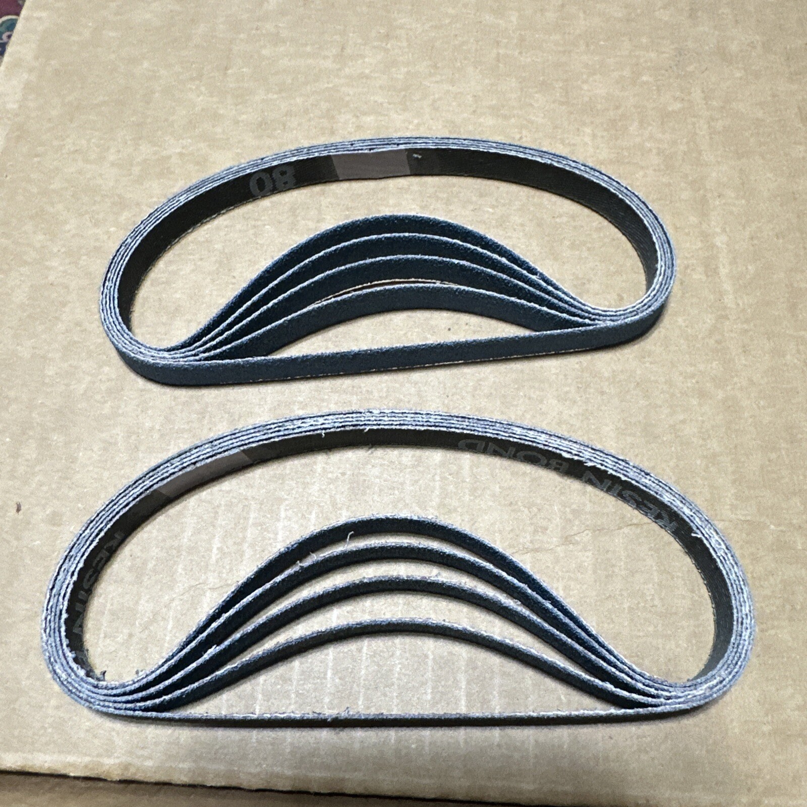 Fastenal 0823482 3/8 Inch X 13 Inch Resin Bond Cloth Sanding Air File Belts (10)