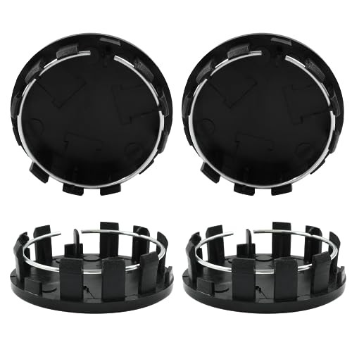 4 Pcs 54mm/2.13 Inch Wheel Center Hub Caps Mini Tyre Center Caps Cover for