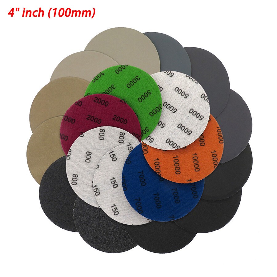 1″ – 7″ inch Flocking Sandpaper Hook & Loop Wet Dry Sanding Paper 60-10000 Grit