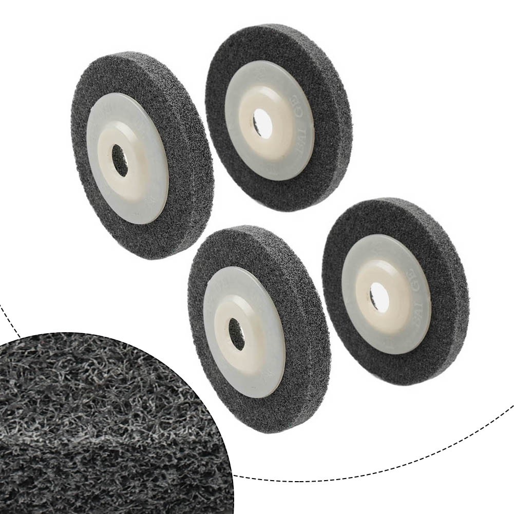4″ 100mm Nylon Fiber Buffing Wheel Polishing Disc Abrasive Pad for Angle Grinder