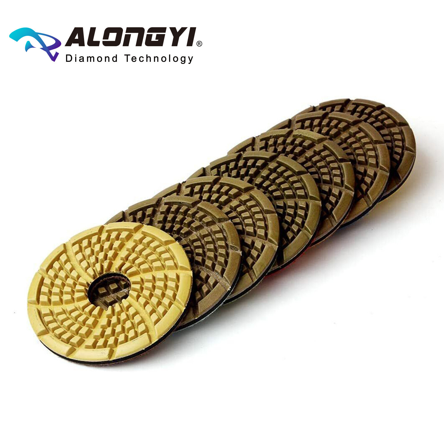 3.5 Inch Diamond Polishing Pads for Stone Floor Sanding and Polishing