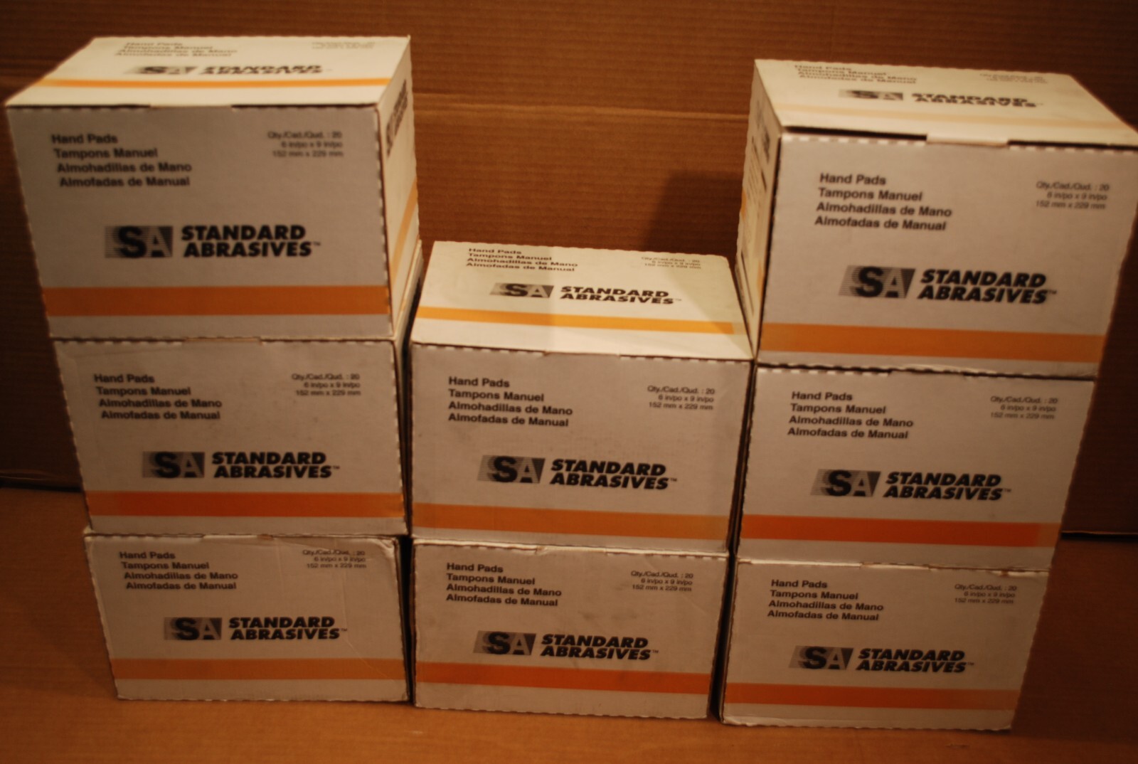 6 X 9 Light Duty Cleaning Pad, lot of (8) Boxes of (20), (160) total pieces