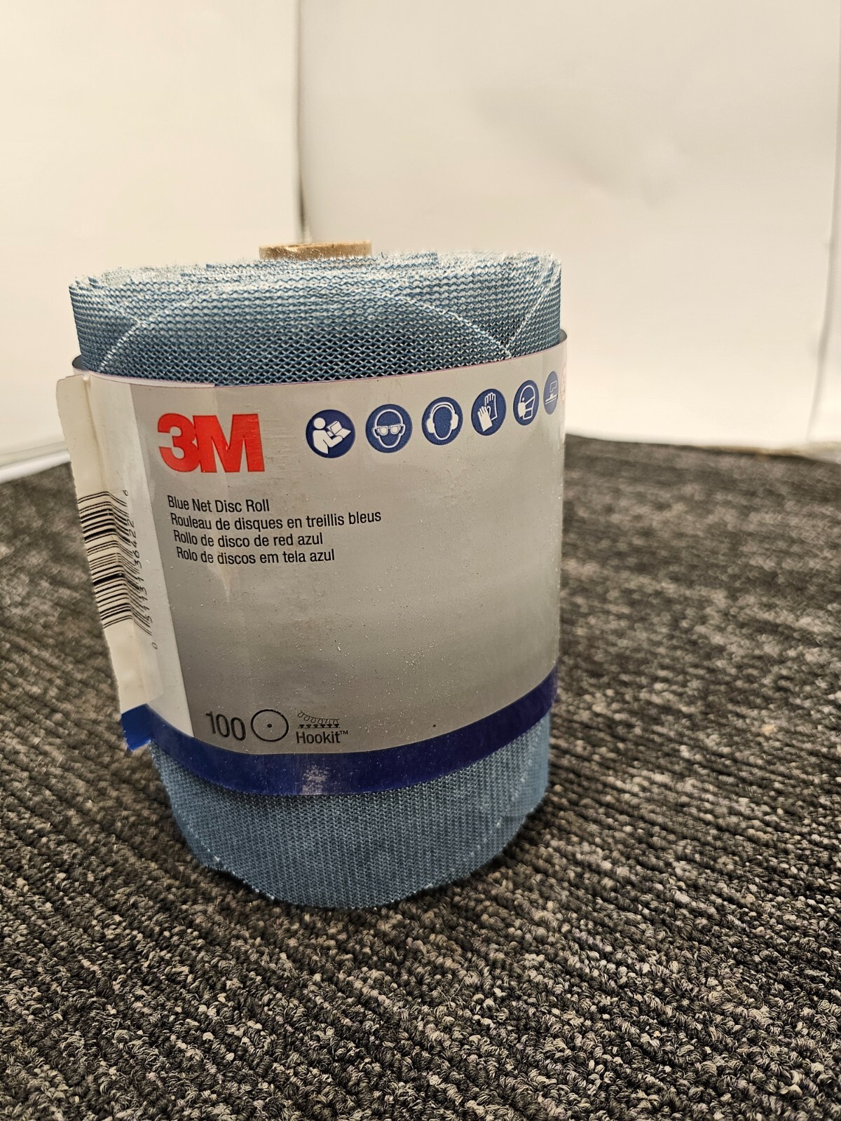 (100 PIECES) 3M Blue Net Disc Roll 36422, 6 in, 150+ Grade,Best in Class