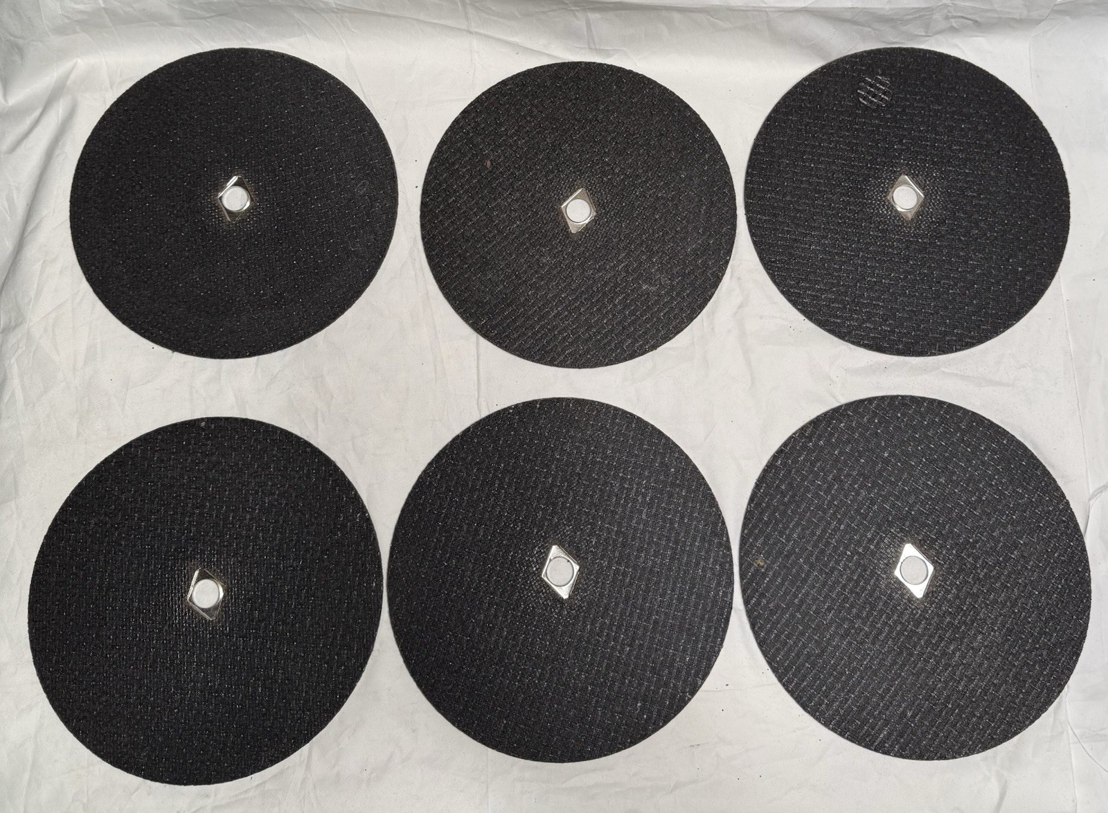 Lot of 6 8” x 1/8” Metal Cut Off Wheels A24U Grinding Cutting Discs 7640 RPM