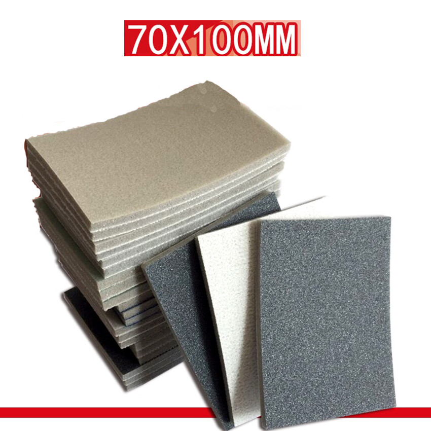 Foam Sanding Block Flexible Wet/Dry Abrasive Sandpaper Sponge Pads 300-3000 Grit