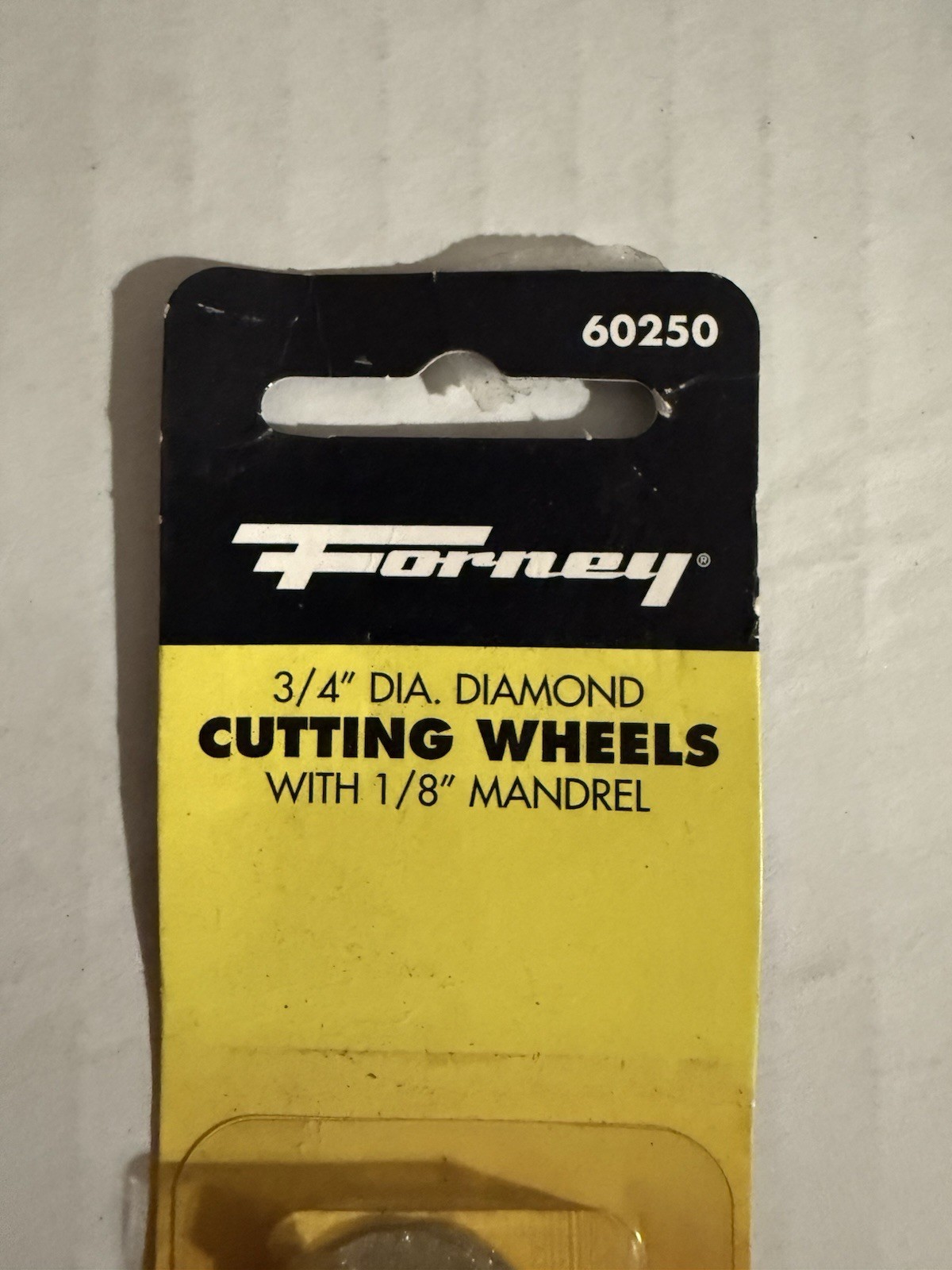 Forney 60250 Diamond Cutting Wheels 3/4″ Diameter w 1/8″ Mandrel 3pc Set 30K RPM