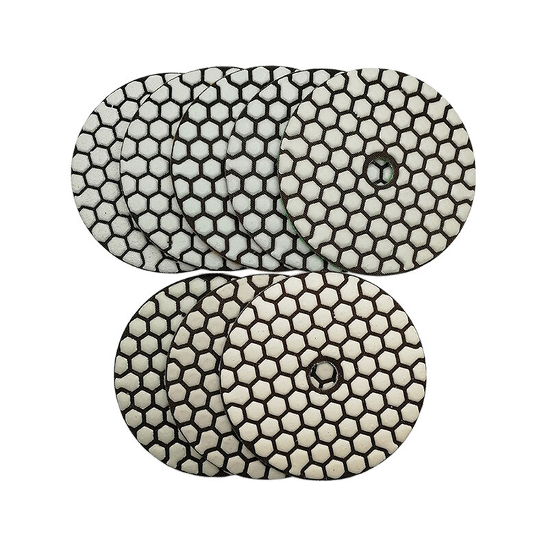 Sanding Disc Dry Diamond Polishing Pad 4″/100mm for Tile Stone Granite 7pcs /set