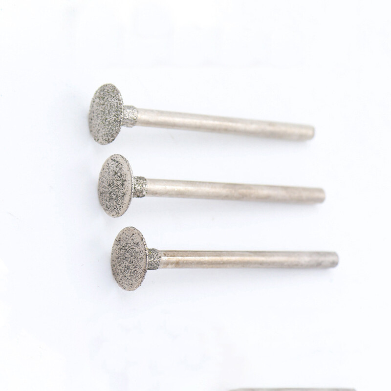 2.35/3mm Shank Diamond Grinding Head H Burr Bit Nailhead Jade Stone Carving