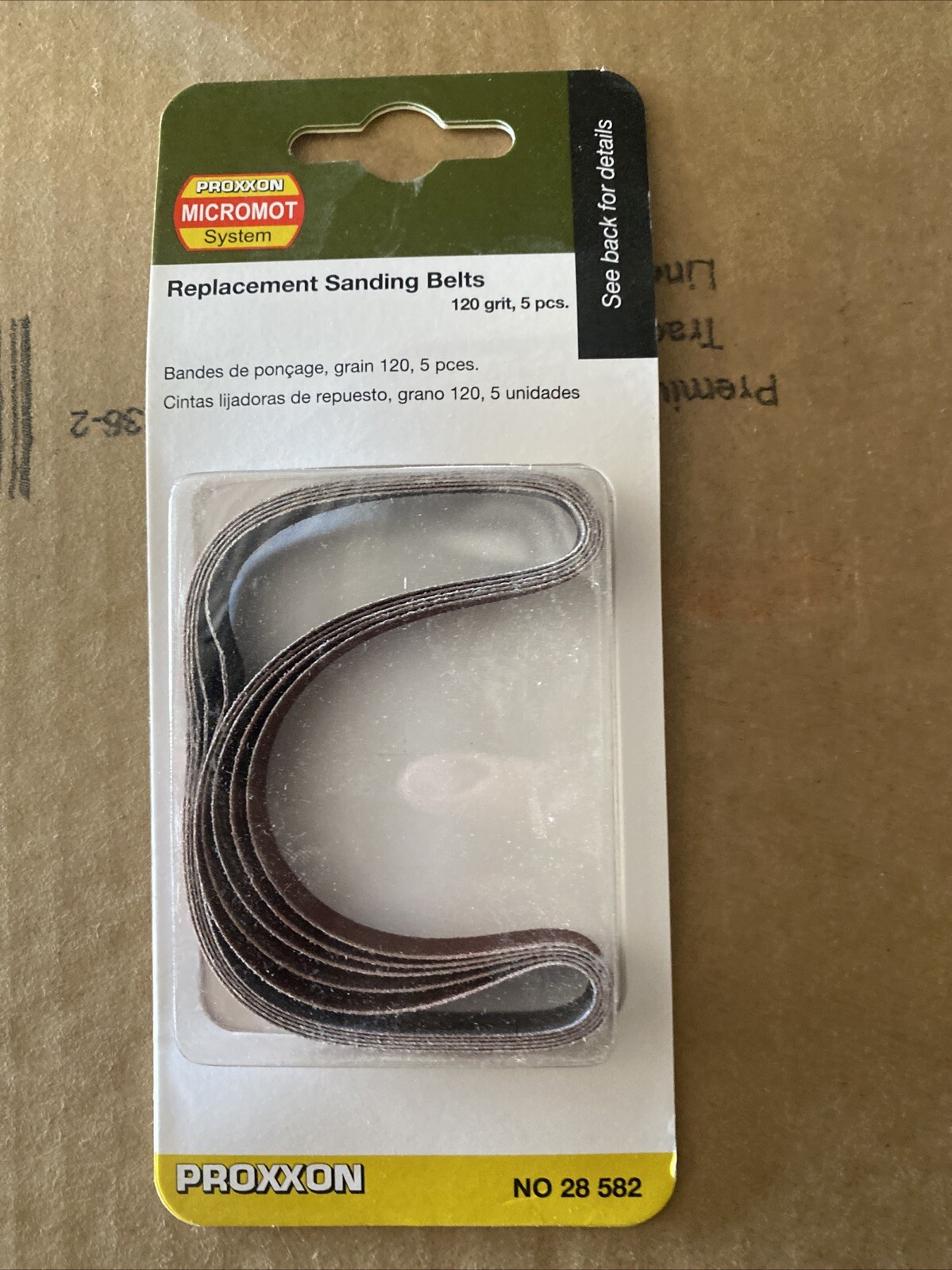 28582 Replacement Sanding Belts For Bsl 115/e 13″ X 13/32″ 120 Grit 5 Pcs.