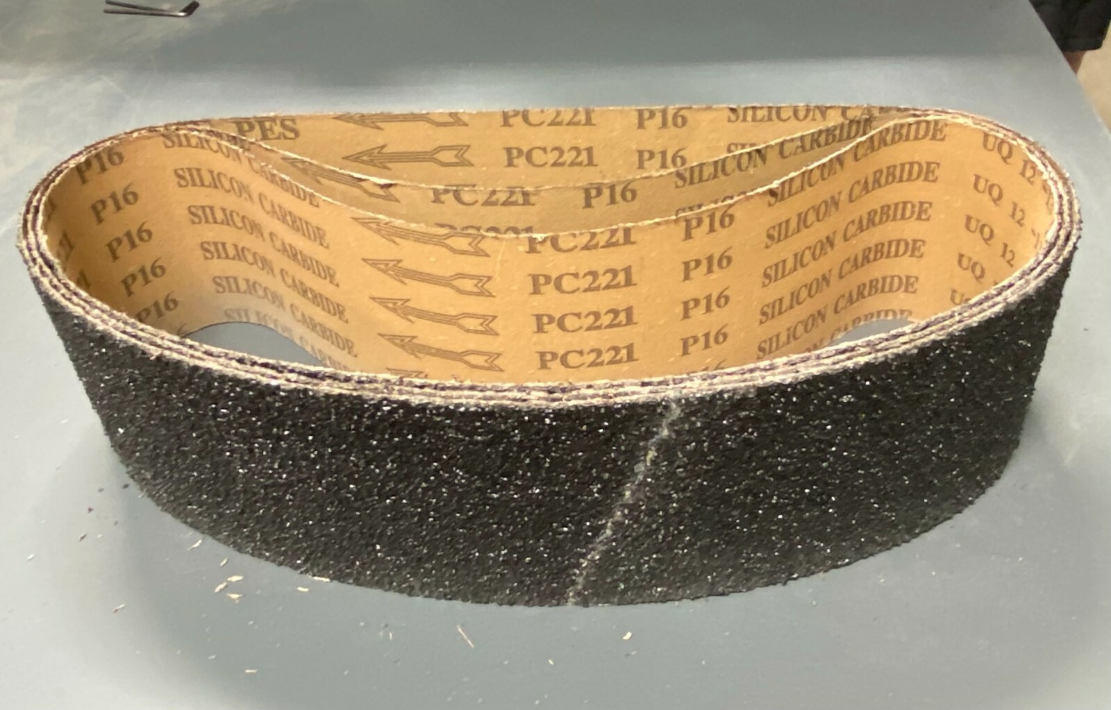 4″ X 36″ PREMIUM SILICON CARBIDE SANDING BELTS ,16 GRIT- 10 PACK!!!