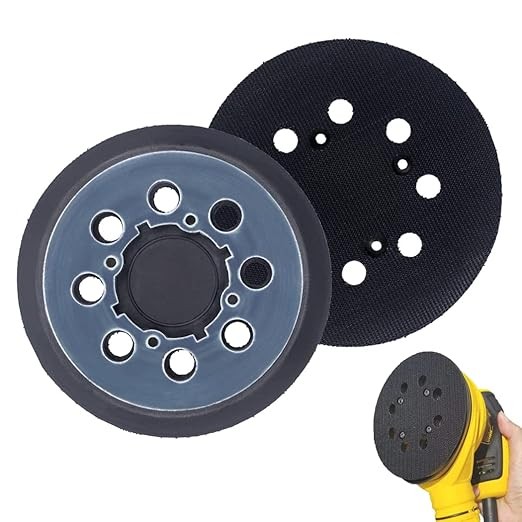 Gripit Sanding Pad 52998: Firm, 5″, Hook, 8 Hole, Low Profile MADE IN USA