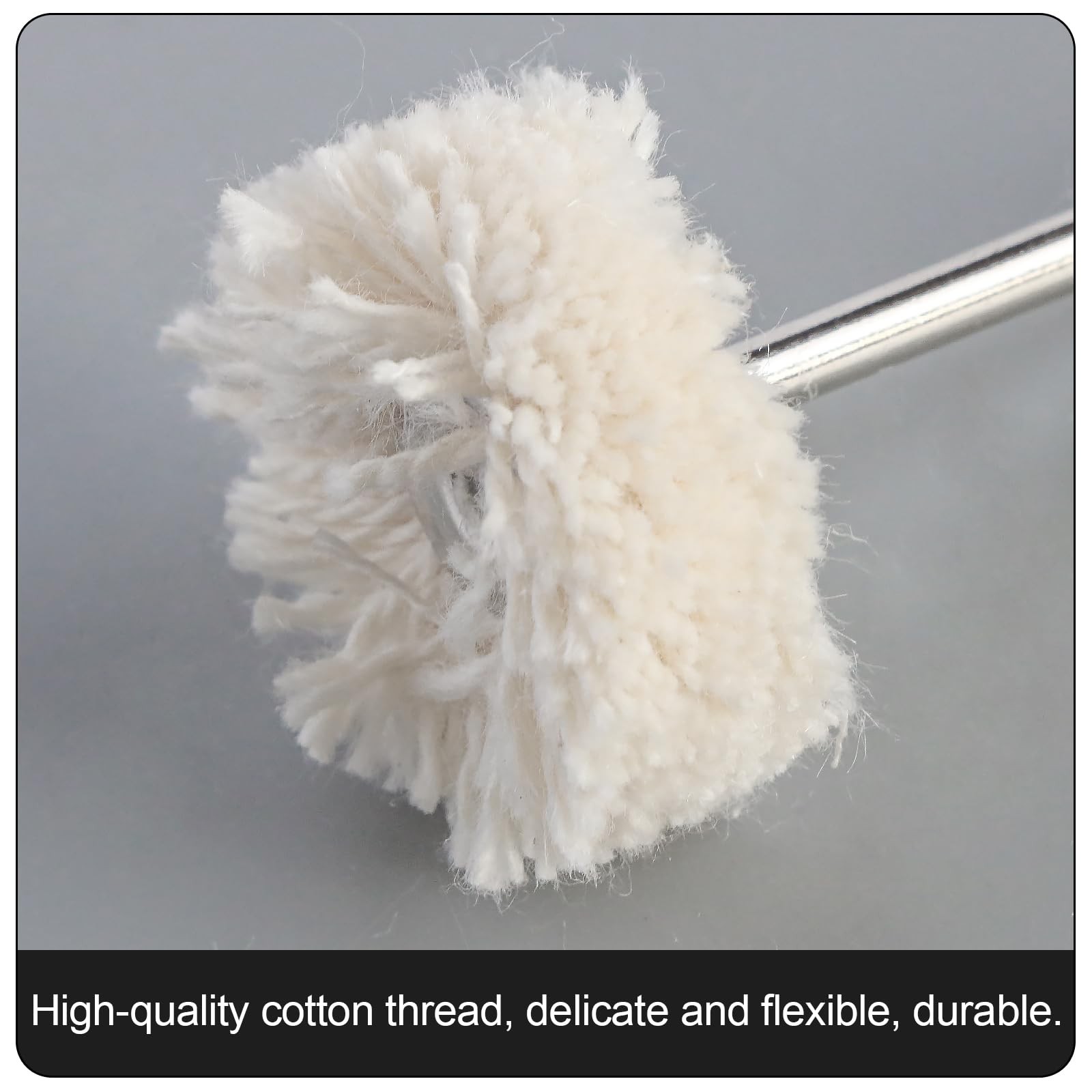 30pcs Cotton Polishing Buffing Wheel for Rotary Tool Polising Kit Polishing …