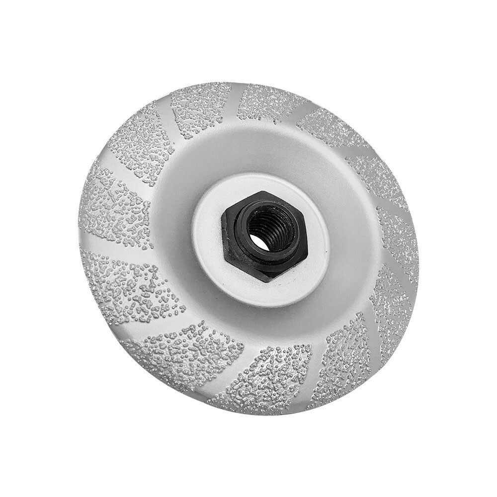 4-1/2” x 5/8”-11 Vacuum Brazed Diamond Metal Grinding Wheel