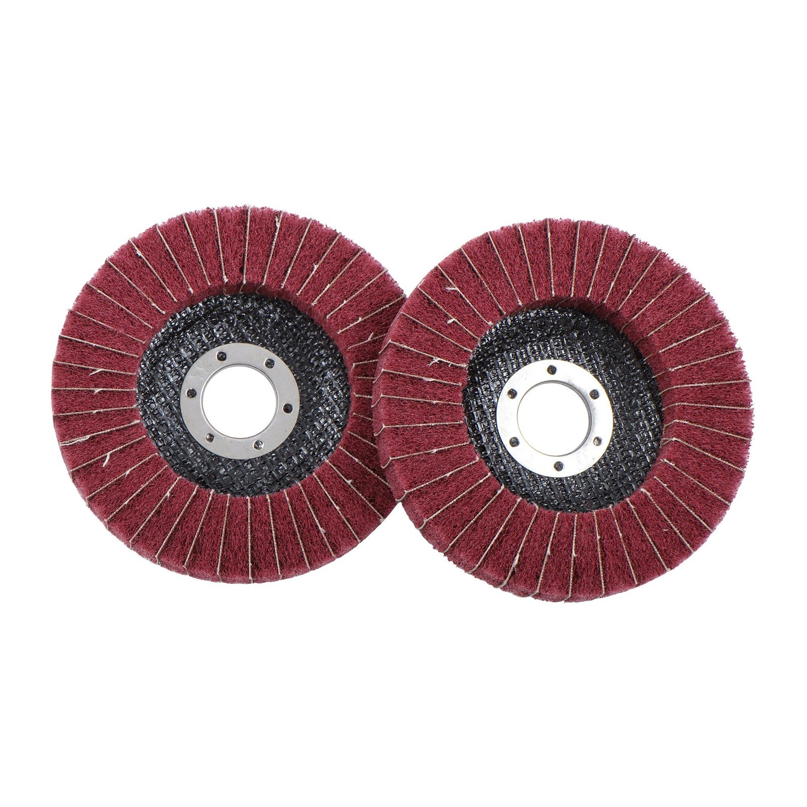 10 Pack: 4-1/2″ x 7/8″ Scour Flap Discs Grinding Sanding Discs (120 & 240 Grit)