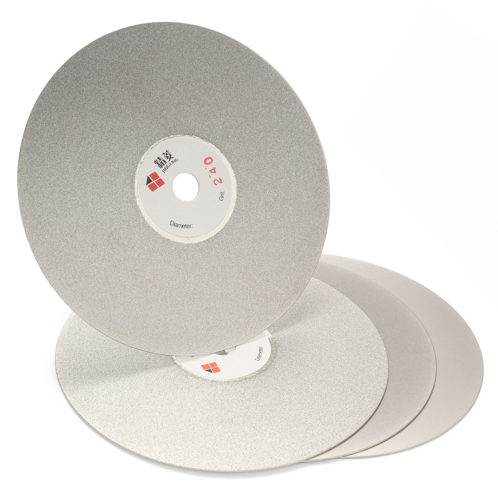 4″ 240 Grit Diamond Flat Lap Wheel Coated Grinding Disc for Stone Jewelry