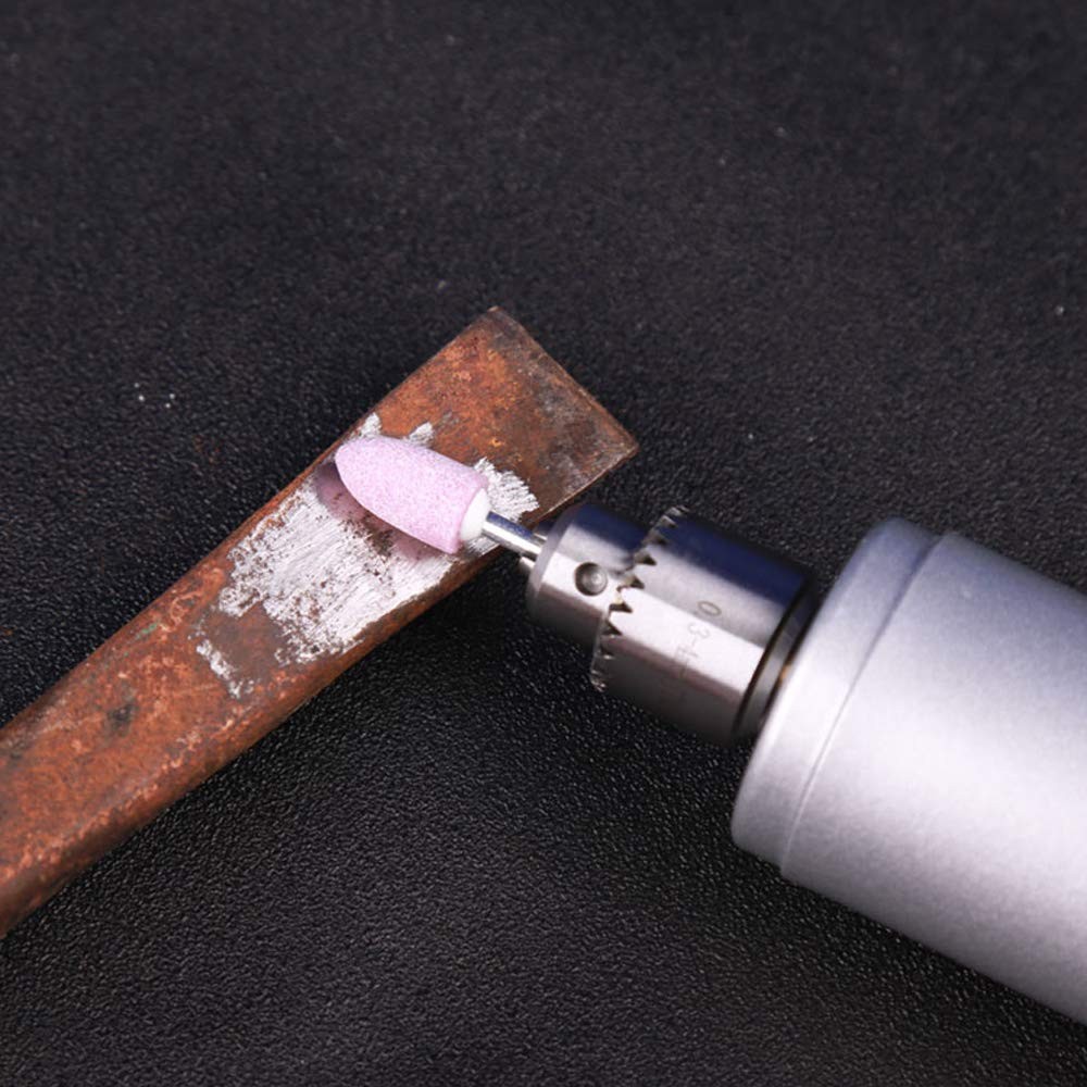 Oudtinx 10 Pcs 1/8 Shank Abrasive Mounted Stone Rotary Tool Grinding 10PCS