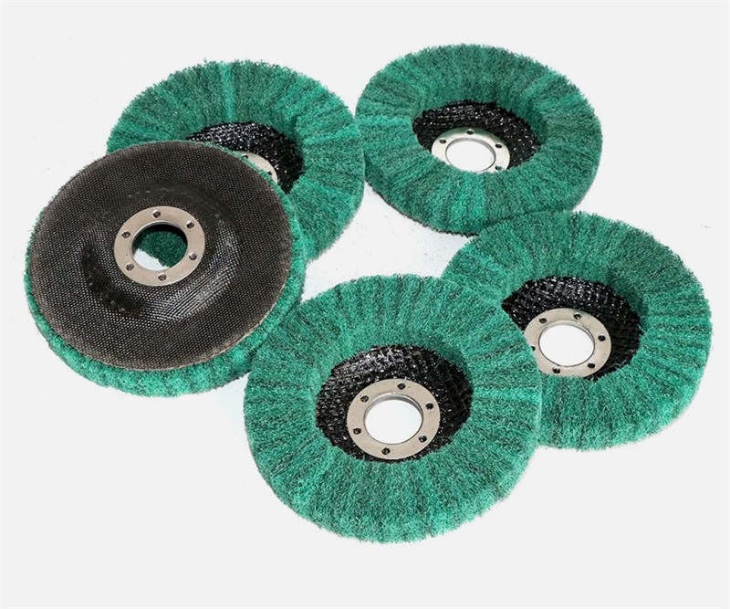 5PCS Metal Cleaning Polishing Wheel Pads 4-1/2 x7/8″ Flap Disc for Angle Grinder