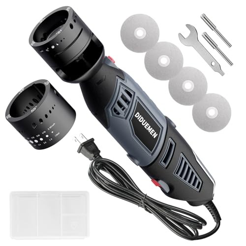 Dual-Head Tungsten Sharpener Grinder – 8 Angles & 6 Sizes for TIG Welding,