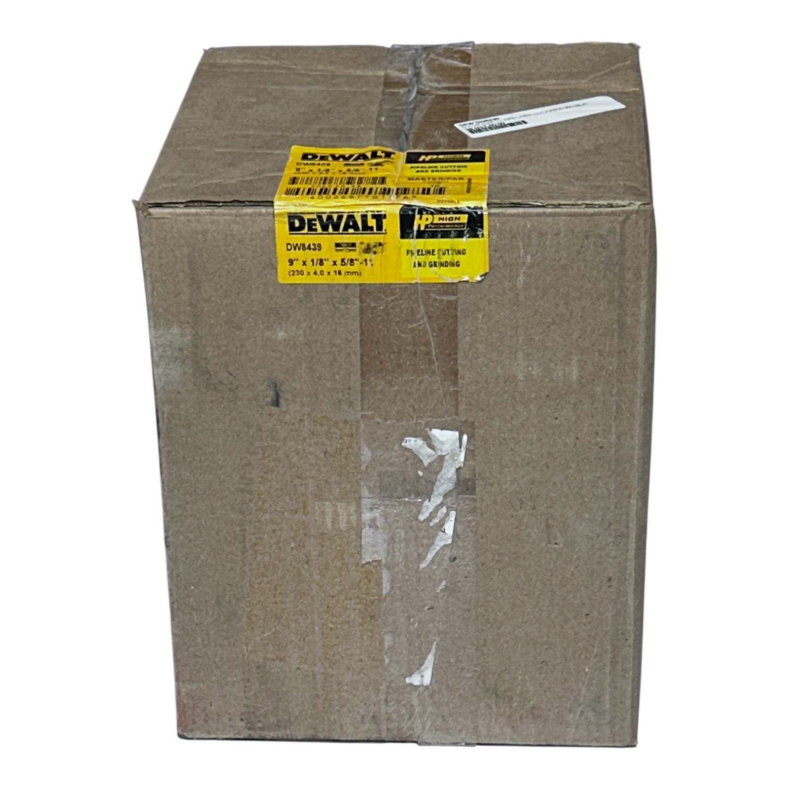 (10) Pack DeWalt HP INDUSTRIAL Type 27 DW8439 9″ X 1/8″ Cutting Grinding Wheel