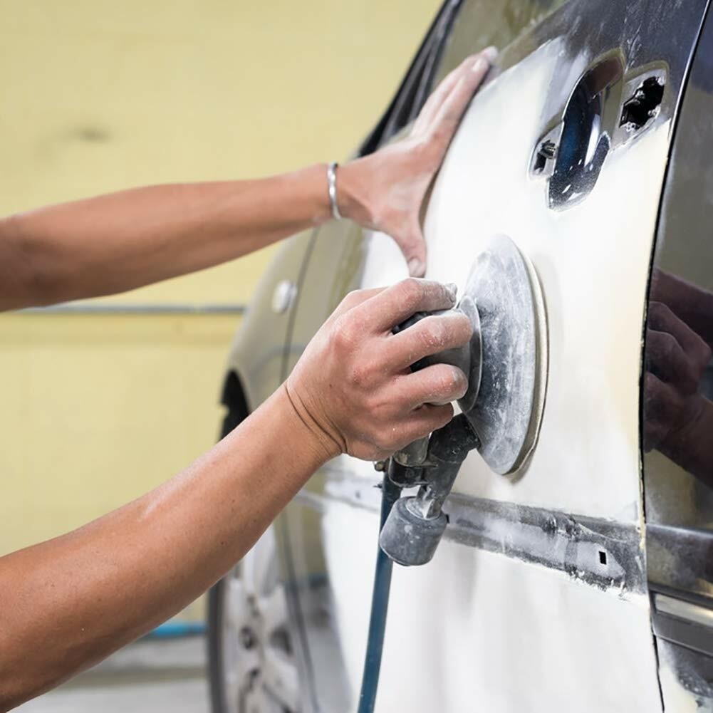 100PCS 6Inch Purple Ceramic Sanding Disc 600Grit-Fine Sandpaper Hook Loop 15Hole