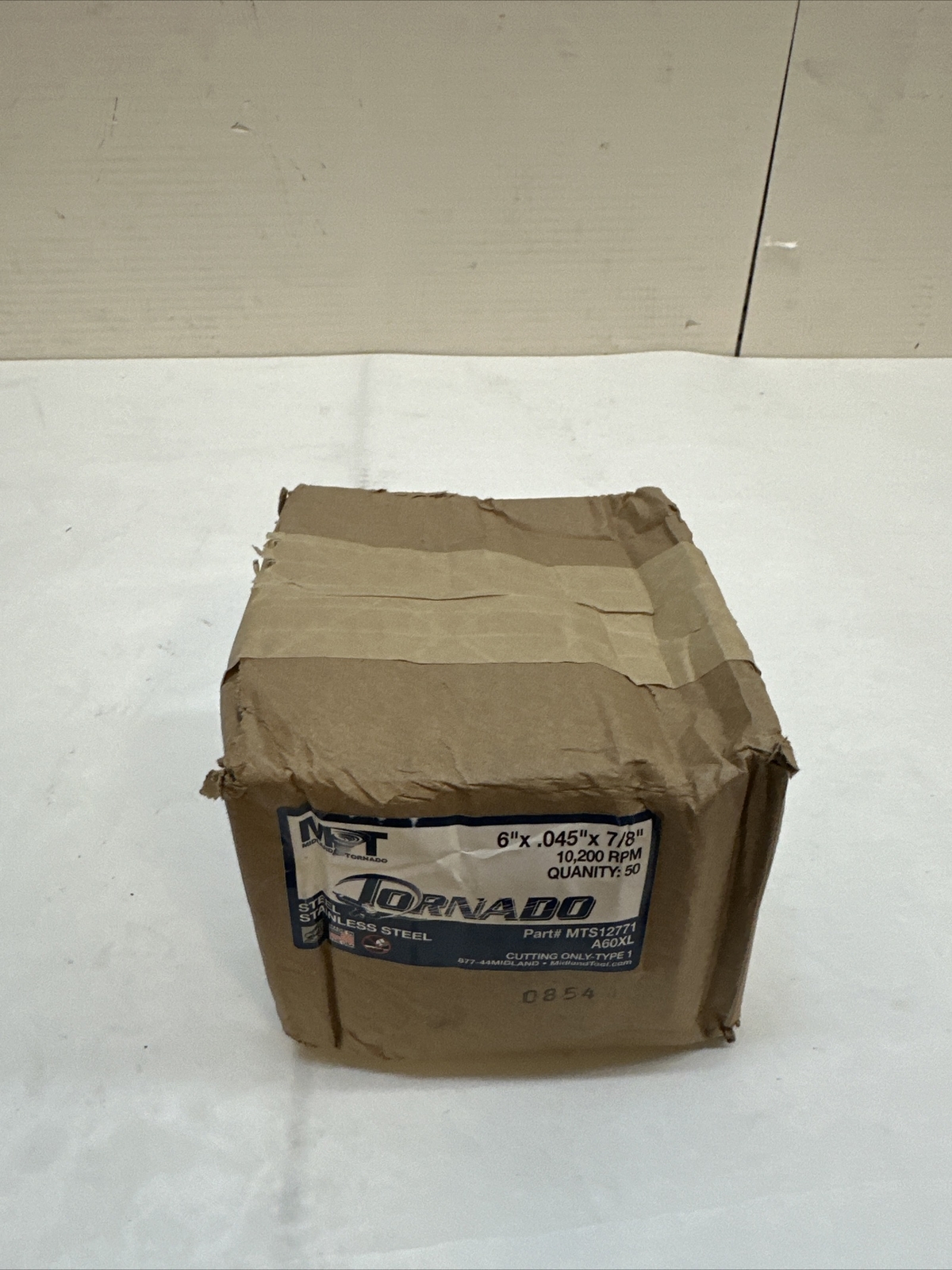 Tornado 6” X 0.45 X 7/8 10,200 RPM Qty 50 Steel Stainless Steel Disc