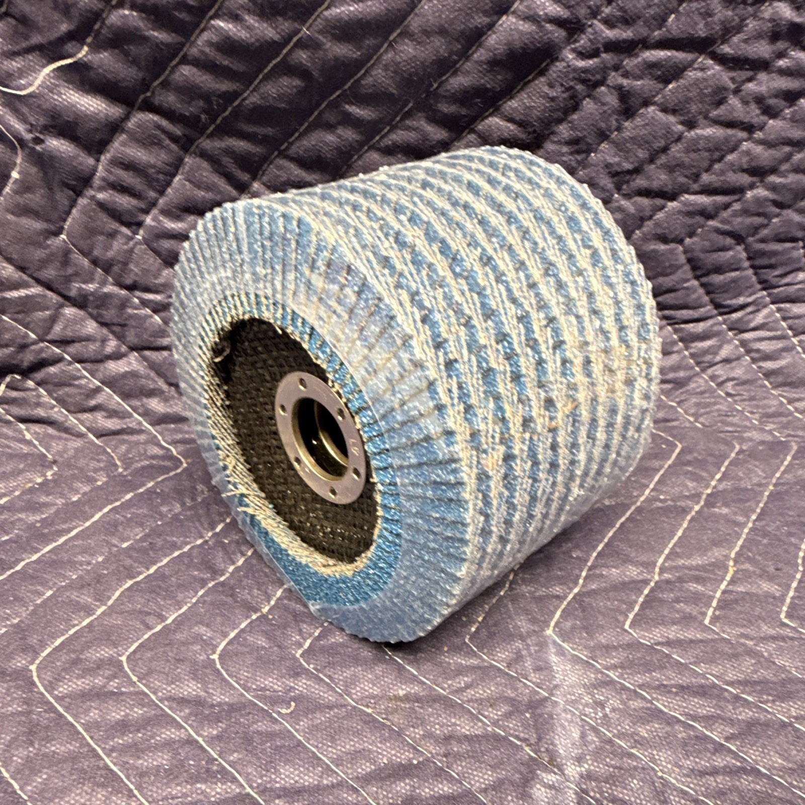 LOT OF 10- Blue Zirconia 4-1/2″ 60 Grit Flap Grinding Sanding Wheels Discs