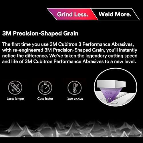 3M Grind Less Weld More Promo Kit 67115 – 4-1/2 in Discs – 16 Pieces 4.5-5 in