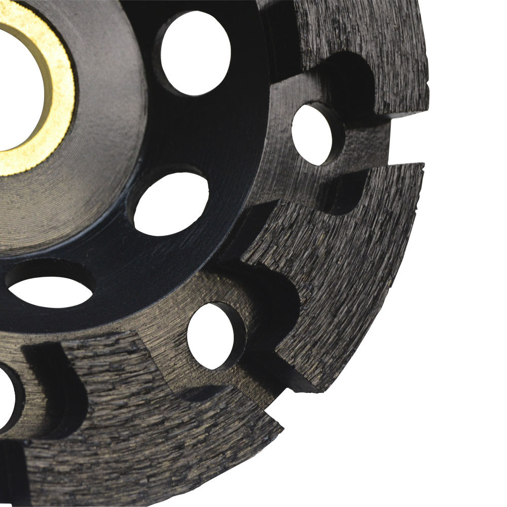 BLACK Arbor 4 Inch x 7/8 Inch-5/8 Inch Hard Concrete Grinding Blade Cup Wheel