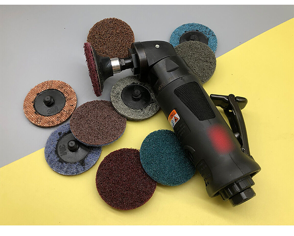 Grinder Sanding Pads 150 240 400 75mm 3″ Type R Roll Lock Quick Change Discs Die