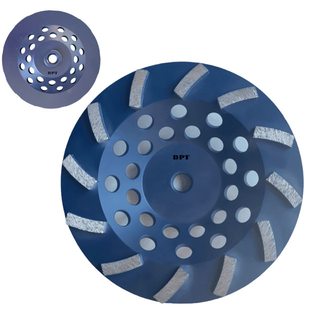 2 Pack 7 Inch Concrete Cup Wheel Grinding Disc Concrete Brick Removal 5/8″ Arbor