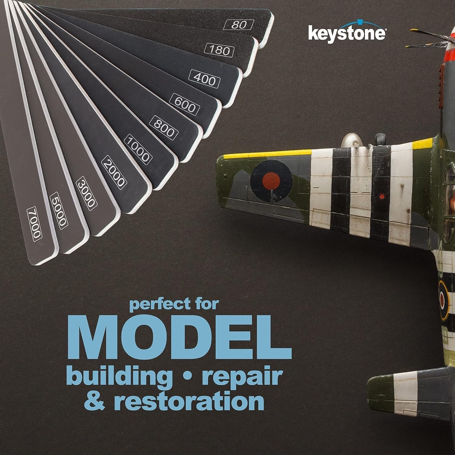 Keystone Sanding Twigs Assortment w/Color Coded Grits