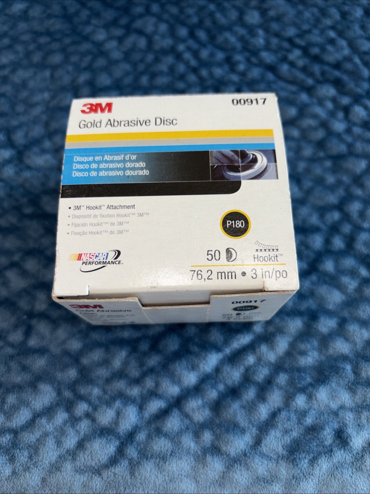 3M Gold Abrasive Disc 180 Grit 3 Inch 50 Count (A2 196)
