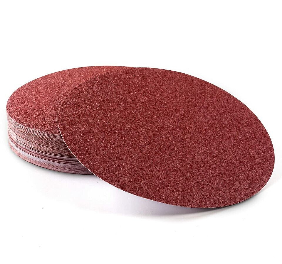 90x 6″ PSA Self Adhesive 80/180/320 Grit Sanding Disc Stick On Sandpaper Peel