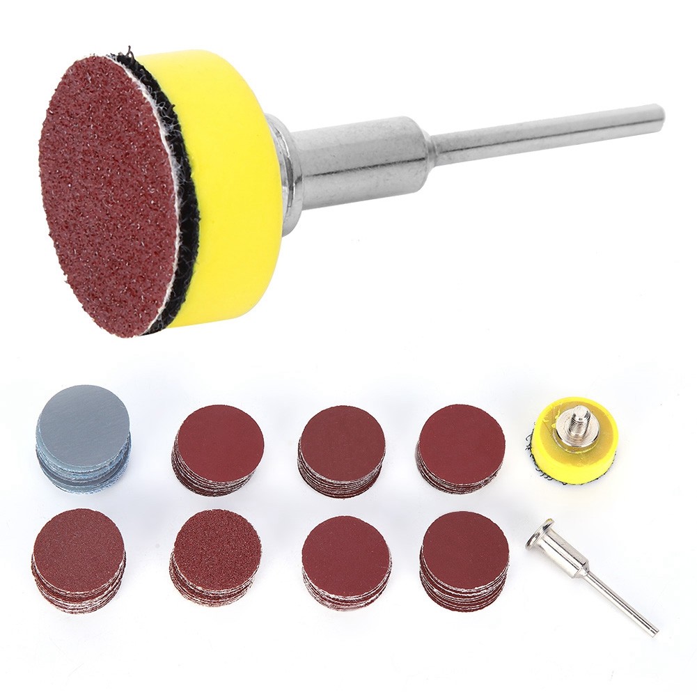 1in Sanding Discs Self-Adhesive Sandpaper Sanding Sheet Round Abrasive Paper