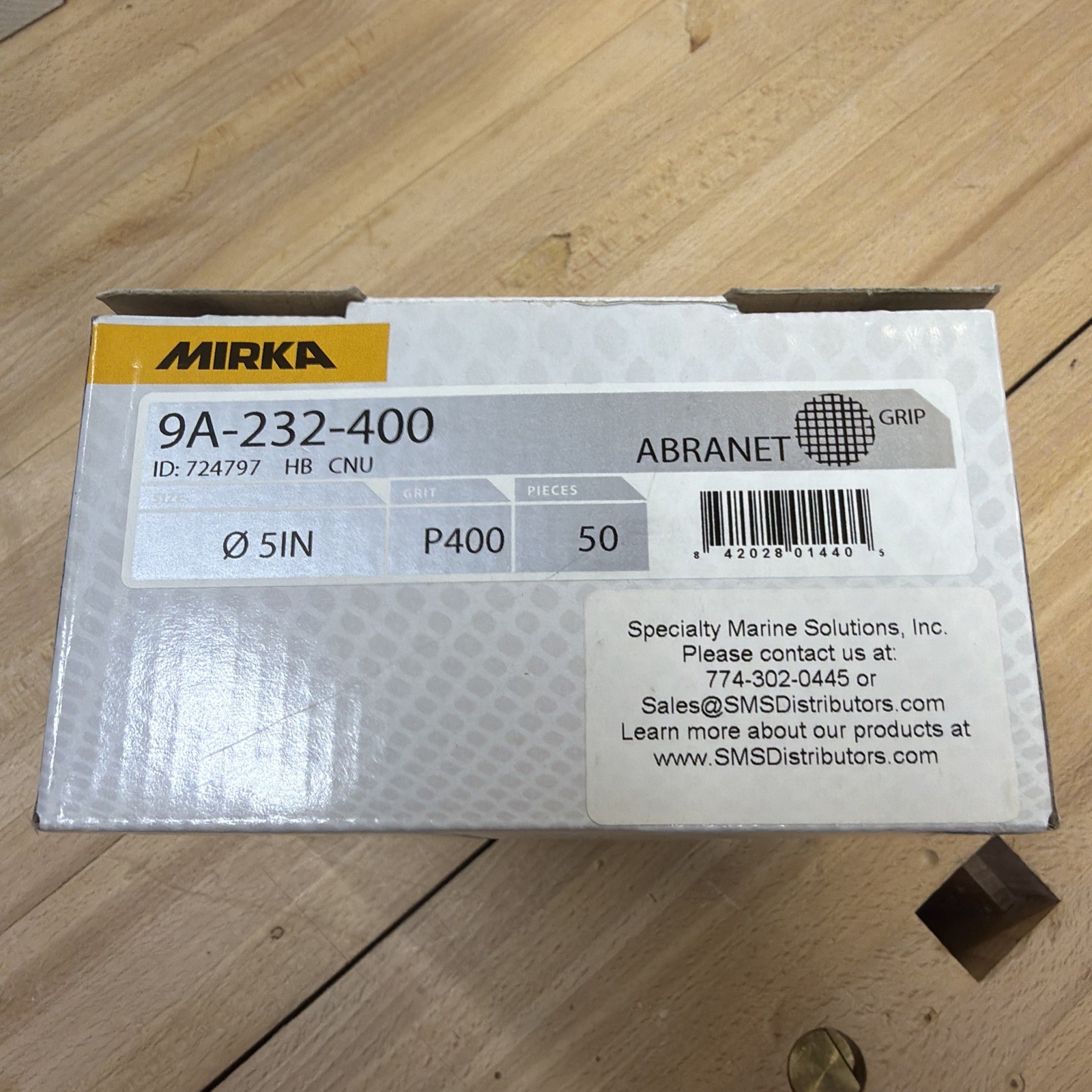 Mirka Abranet Net Disc / 5 inch/Grit 400 / Sandpaper Sanding Discs Hook and L…