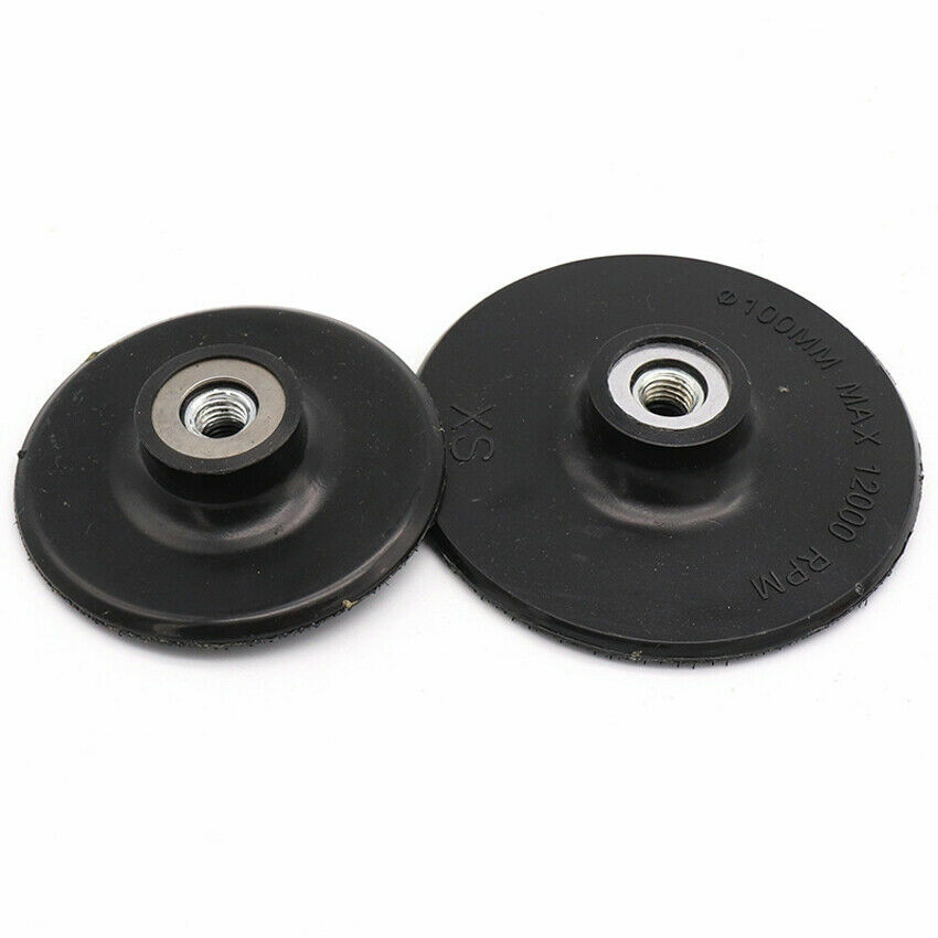3” 4” Hook and Loop Backing Pad M10 Thin Hard for Angle Grinder Polishing Pads
