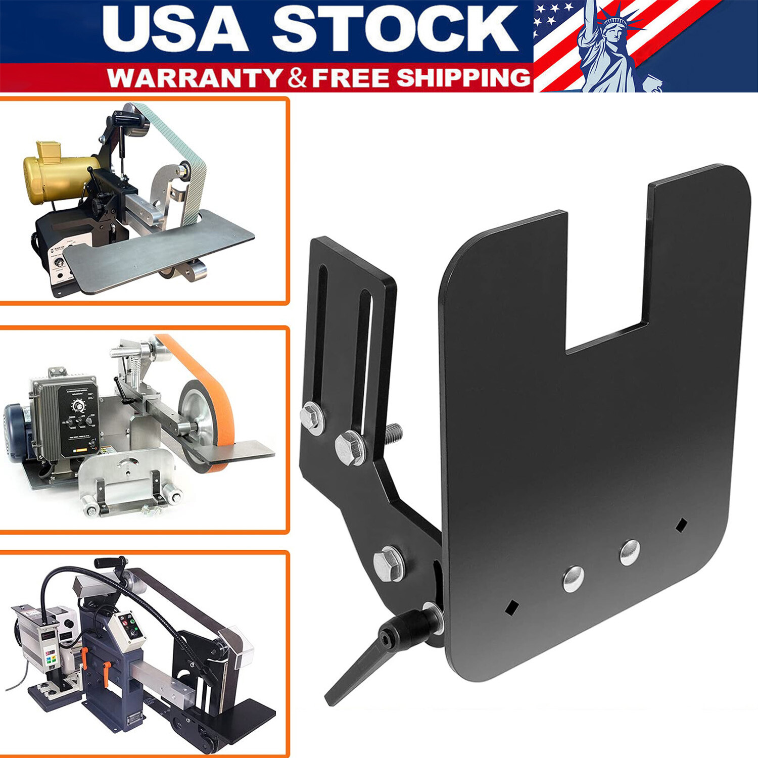 2×72″ Knife Bevel Grinding Jig Tool Rest OBM Belt Grinder Tilt Table Flat Platen