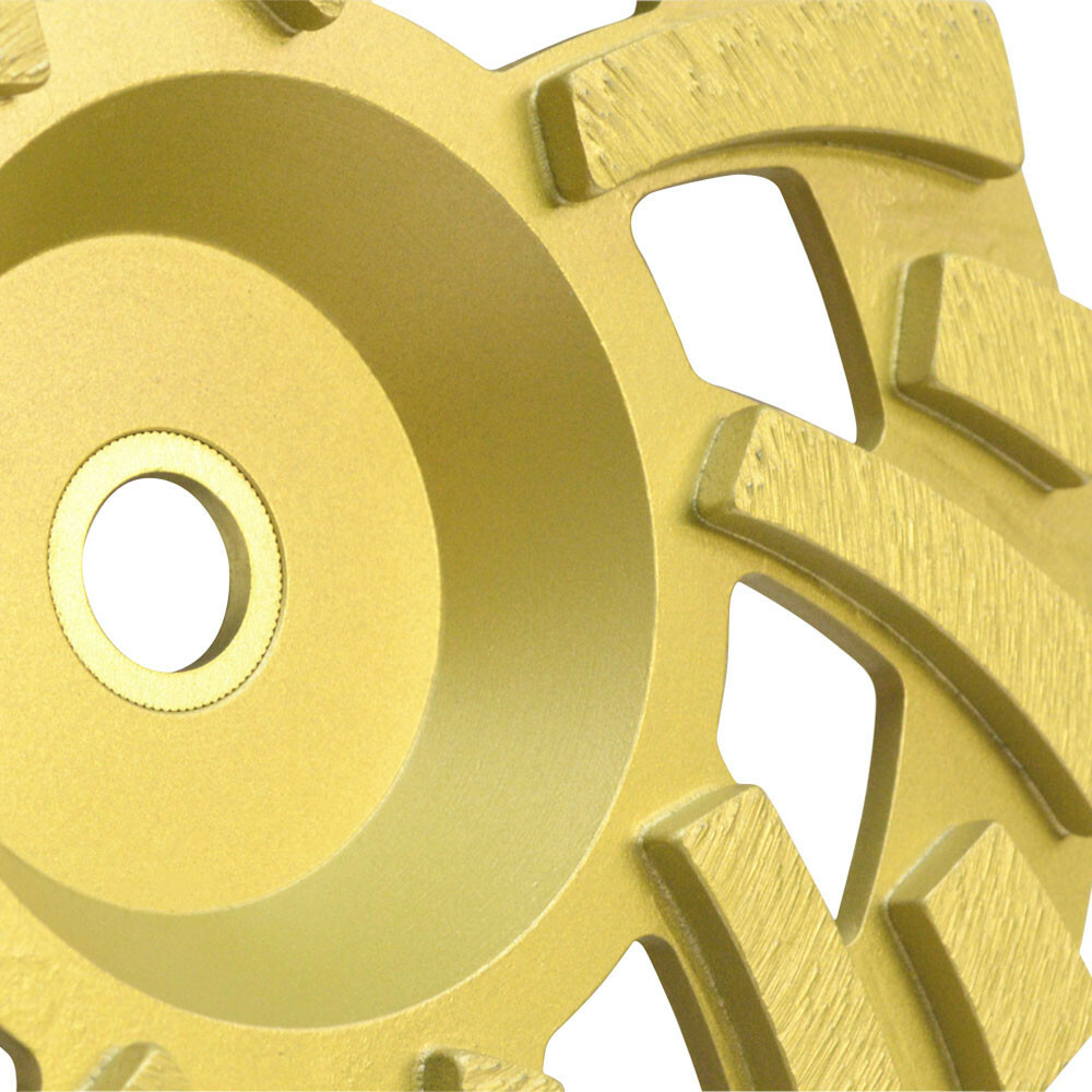 7″ x 7/8″-5/8″ Super Turbo Hard Concrete Grinding Diamond Cup Wheel 18 Segments