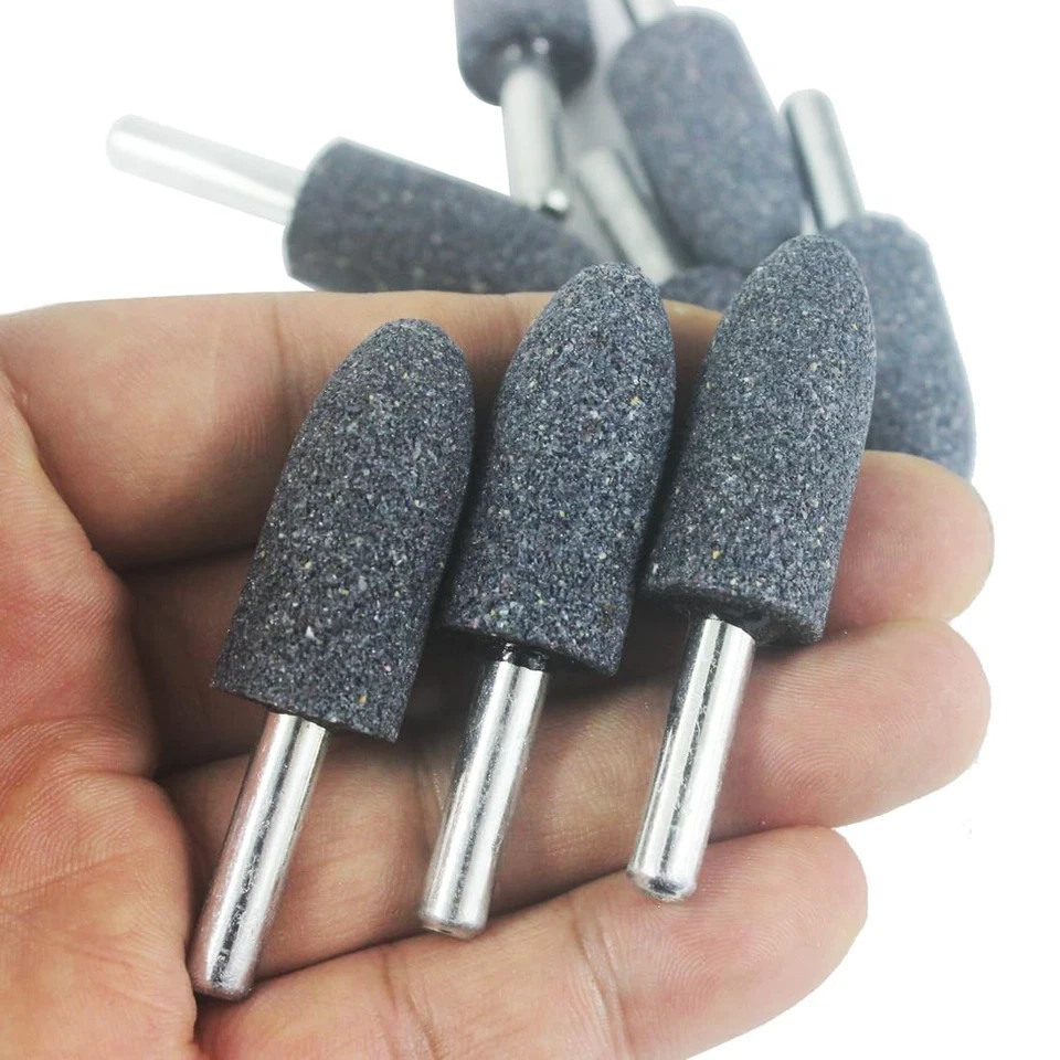 16 mm Cone Shape Grinding Stone – 1/4″ Shank Aluminum Oxide Mounted Grinding