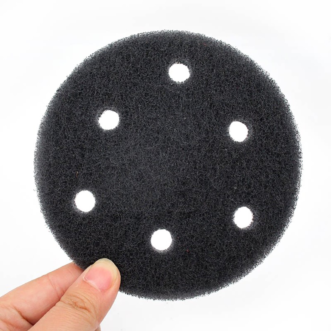 5/6inch Polishing Scouring Pad Hook&Loop flocking Cleaning Pads 5/6/9/15/17 Hole
