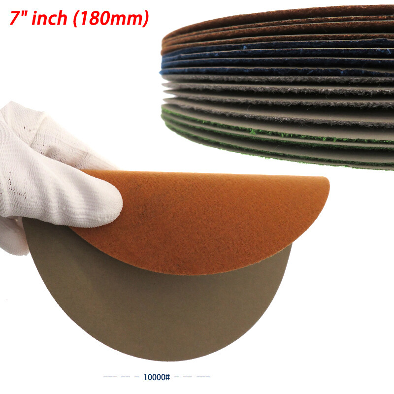 1″ – 7″ inch Flocking Sandpaper Hook & Loop Wet Dry Sanding Paper 60-10000 Grit