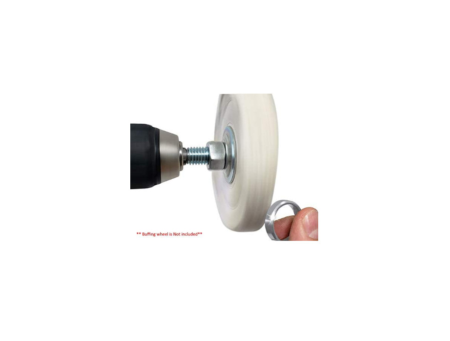 Drill Arbor Adapter Mandrel for Buffing and Grinding Wheels, 1/2-inch Diameter