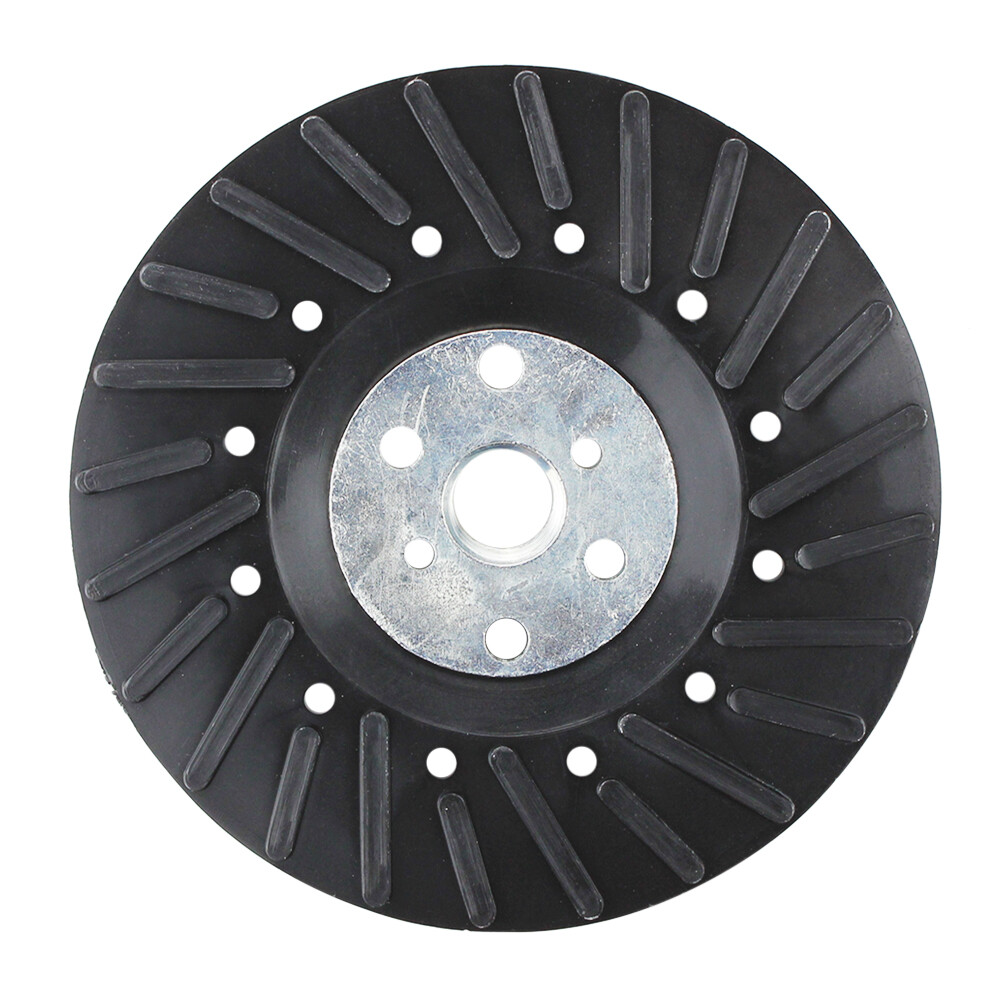 4 Pack – 4-1/2″ x 5/8″-11 Resin Fiber Disc Backing Pad with Lock Nut for Grinder