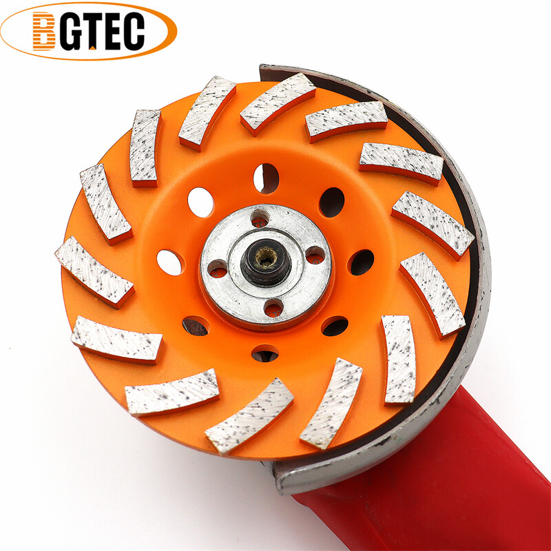 125mm Turbo Diamond Cup Grinding Wheel Polishing Porcelain Tile Marble Grinder